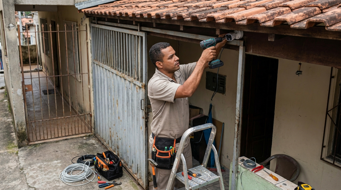 Instalação de Câmera Residencial em Vitória‑ES