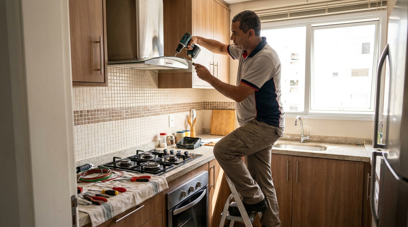 Instalação de Exaustor em Vitória‑ES