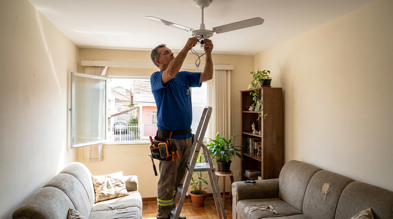 Montagem de Ventilador em Vitória‑ES